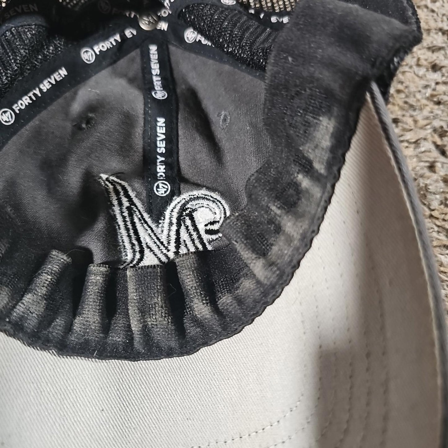 Gray '47 Fitted Closer Milwaukee Brewers Hat