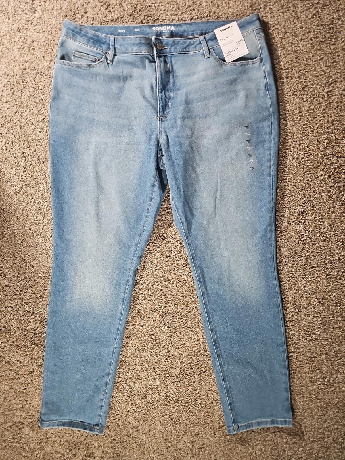 Sonoma Skinny 18R The Everyday Jean NWT