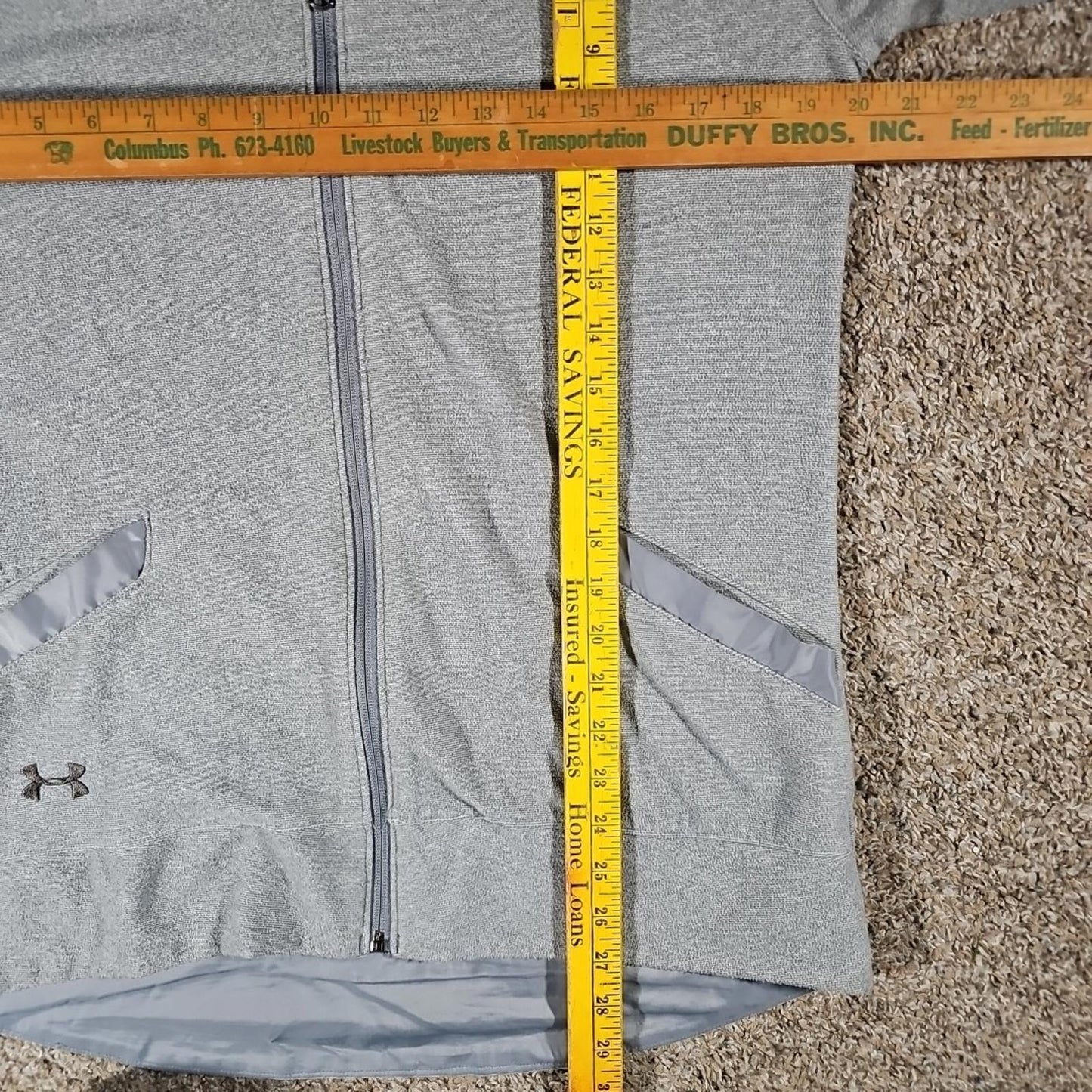 Under Armour M Fullzip Fleece Gray
