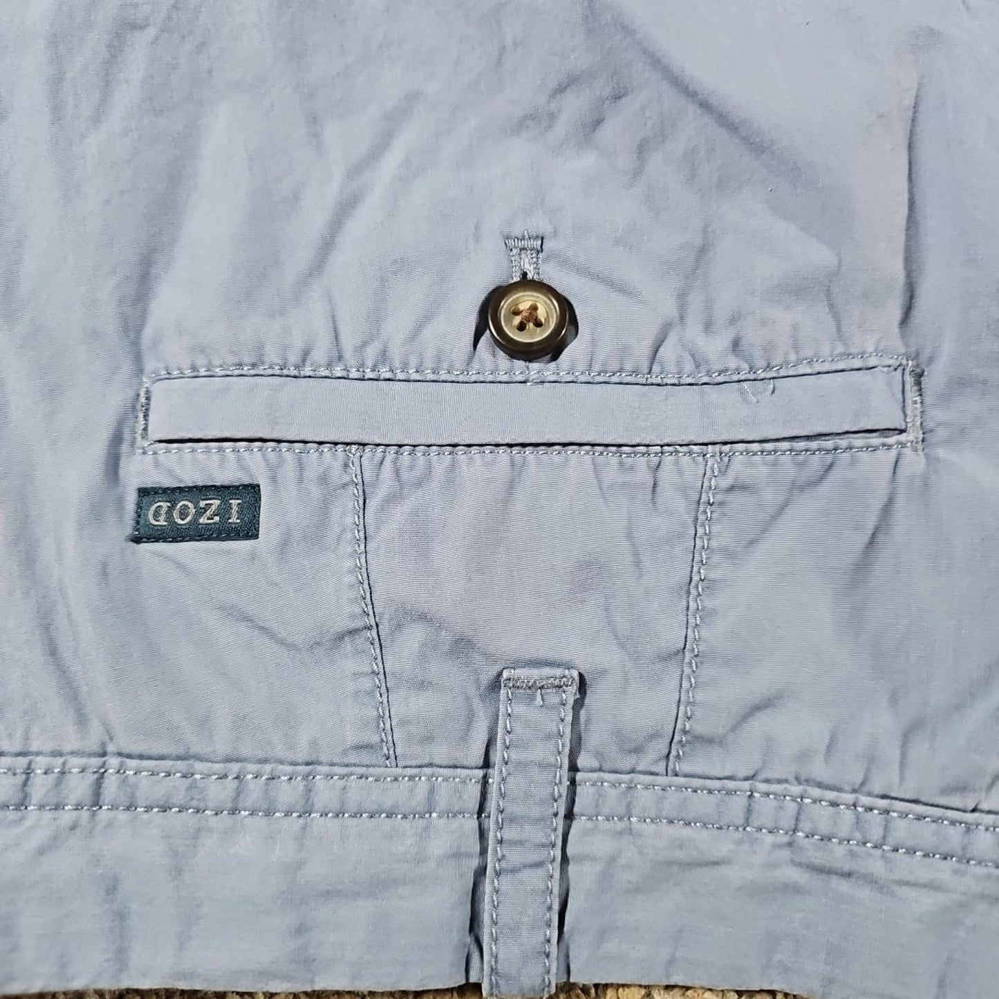 IZOD Saltwater 36x10.5 Blue Shorts