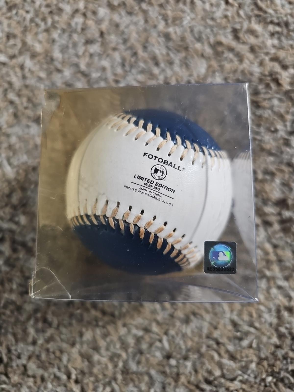 2002 All Star Game Milwaukee Brewers Fotoball Limited Edition Baseball Ball