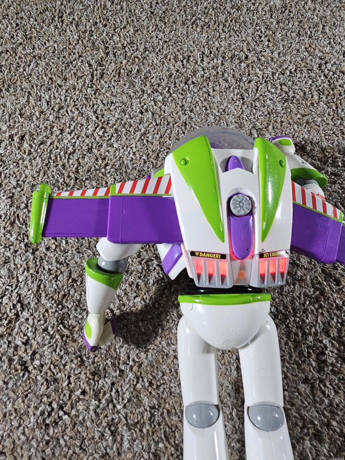 Disney Store Toy Story Buzz Lightyear London 12" Tested DAMAGE