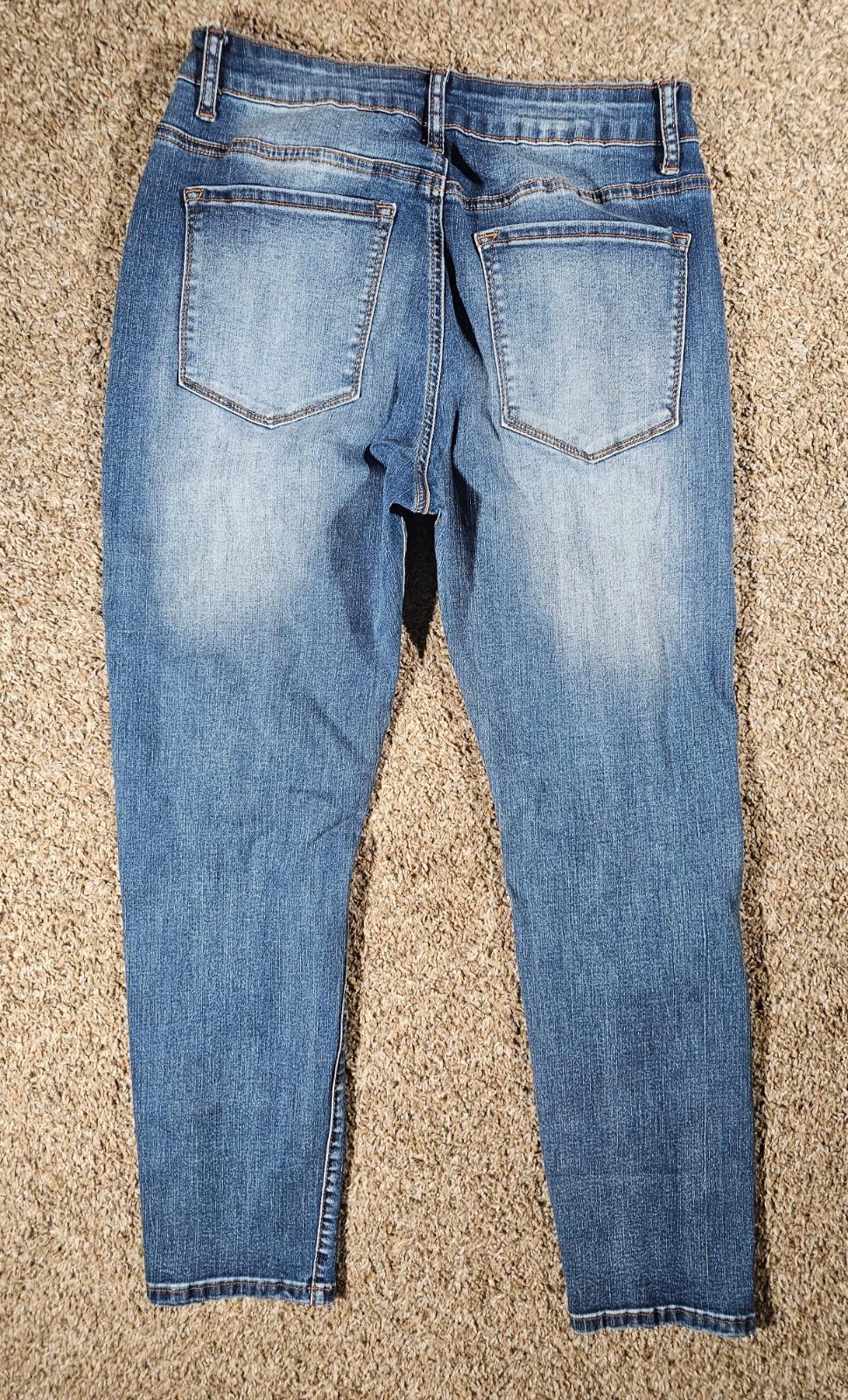 Surprise Surprise Destroyed Jeans Button Fly M APPROX 28x27