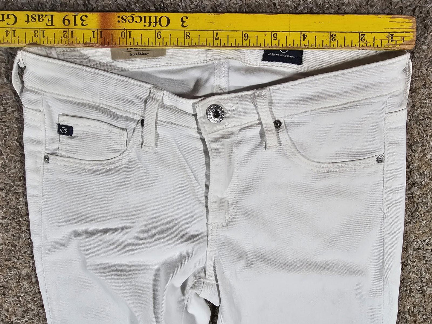 AG Adriano Goldschmeid Jeans 26R Legging Ankle Super Skinny