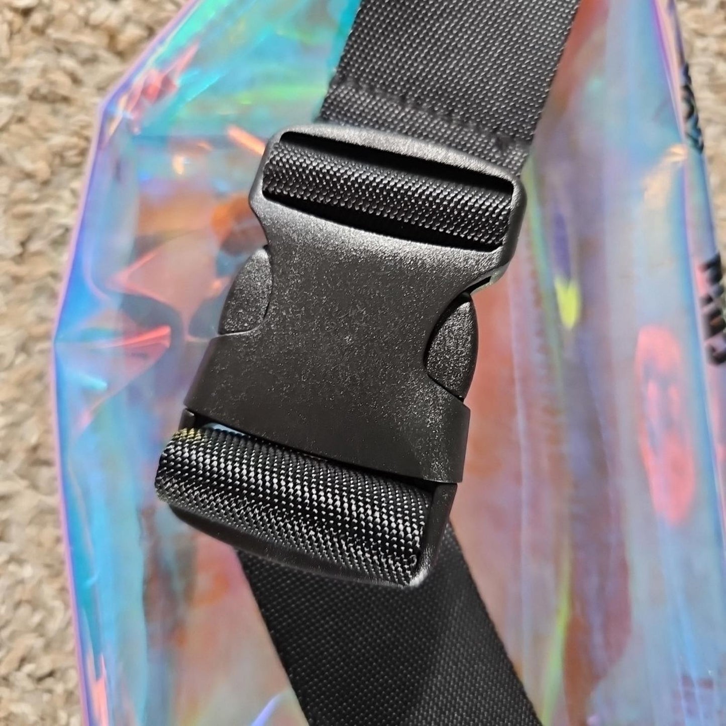 Victoria's Secret PINK Iridescence Clear Fanny Pack Chicago