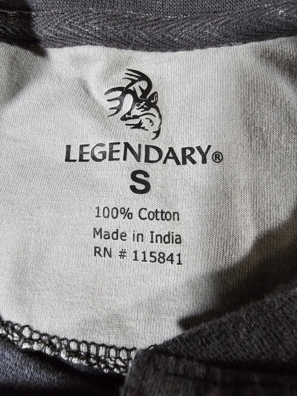 Legendary Whitetails Bow Hunters Tournament S Henley NWT NWD