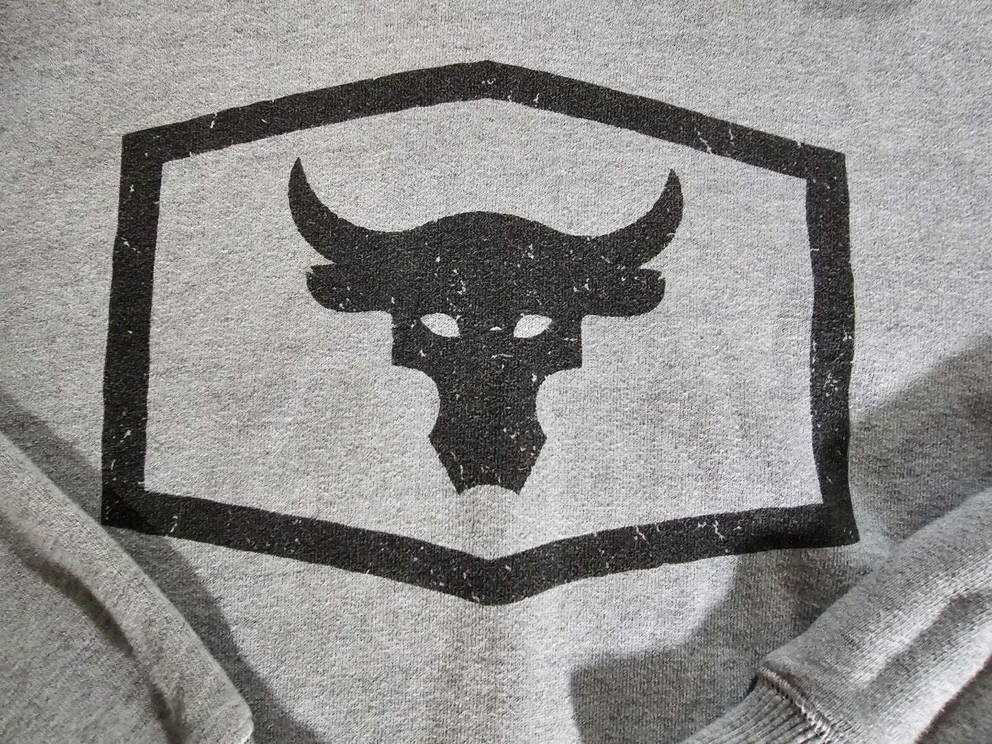 Under Armour Mens Project Rock Hoodie Blood Sweat Respect S