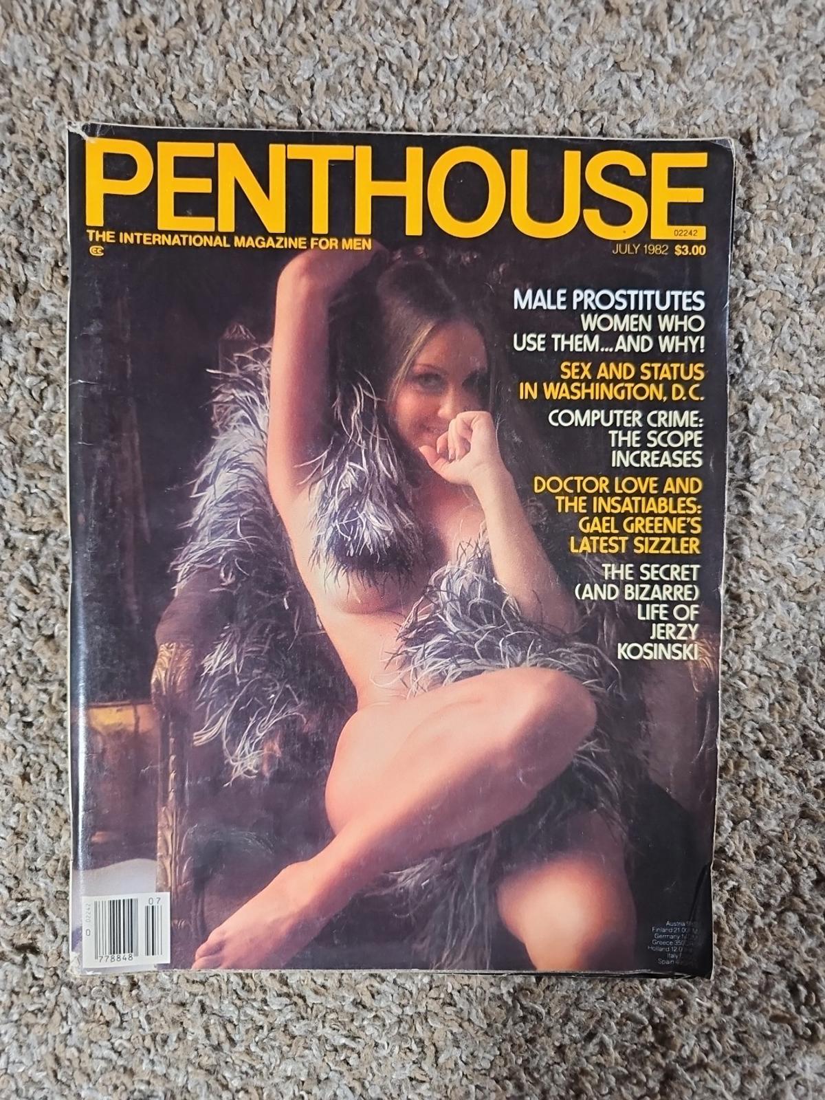 Vintage Penthouse Magazine July 1982 Lari Jones Center