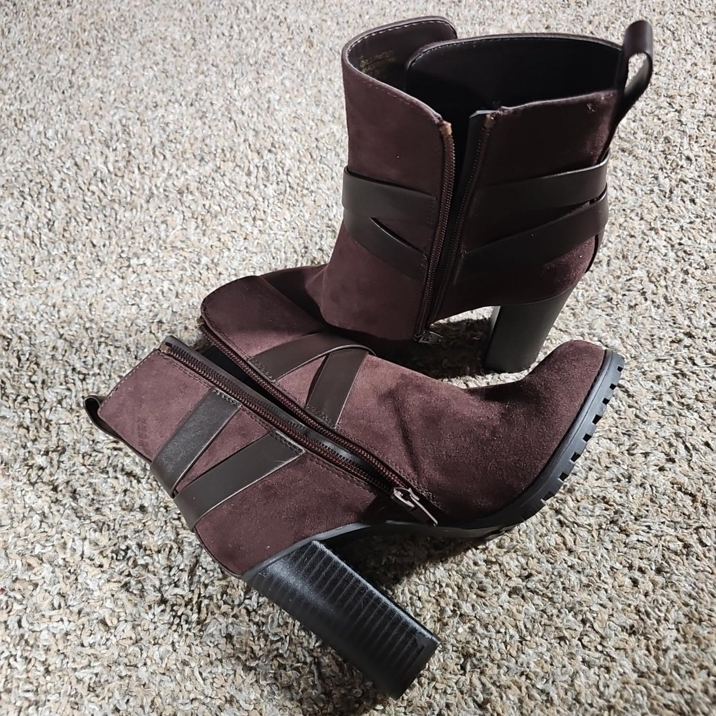 Apt. 9 Defined Comfort Manager Brown 6½ Faux Suede Boots