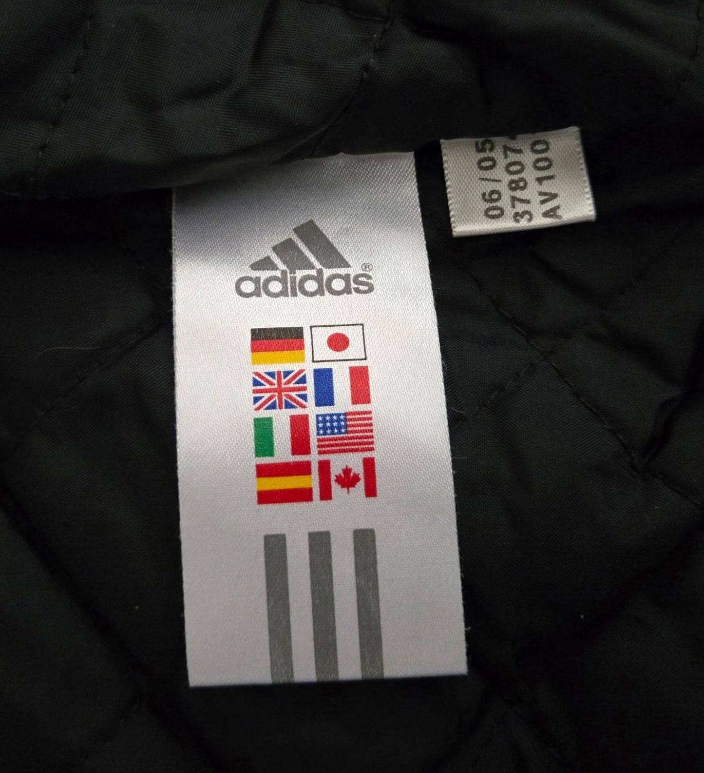ADIDAS Men’s Black Climawarm Full Zip Hooded Jacket Size M