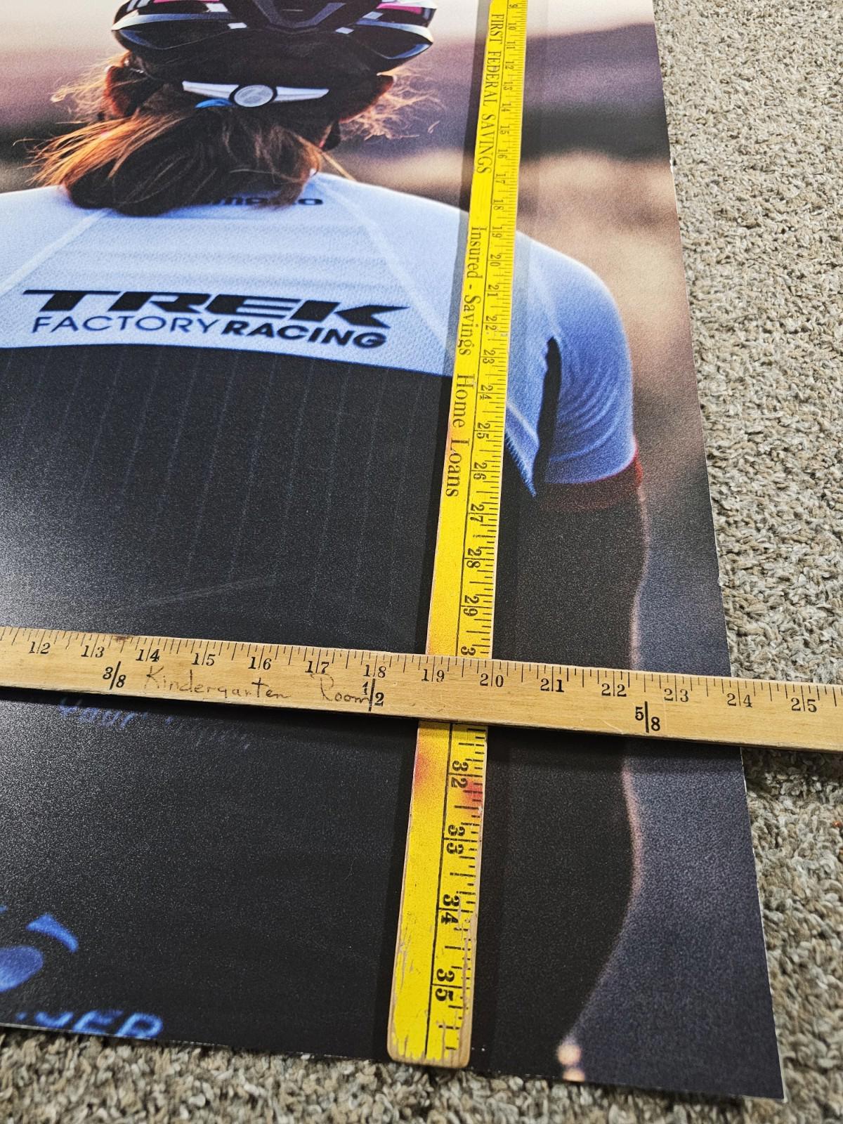 TREK FACTORY RACING Fullsize poster 36x24 Bontrager Shimano