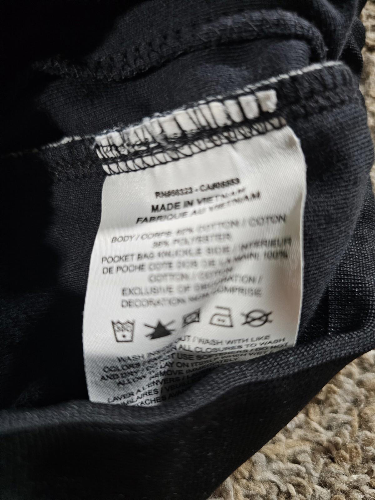 Nike Large athletic pants sewn in creases zippered pockets