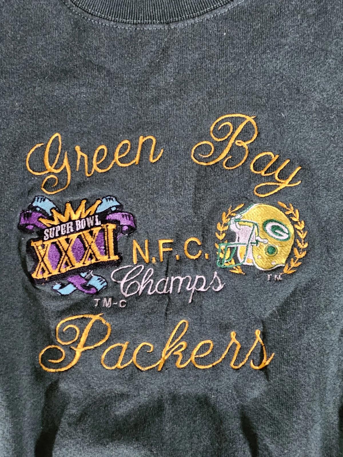 Vintage Green Bay Packers Super Bowl XXXI Men’s M Sweatshirt