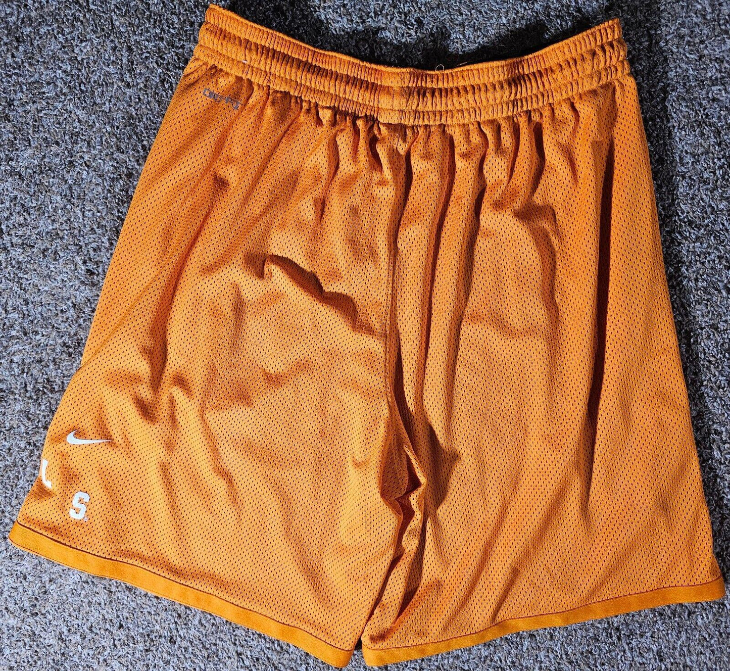 Nike drifit shorts orange 94' VOLS Tennessee Volunteers XXL