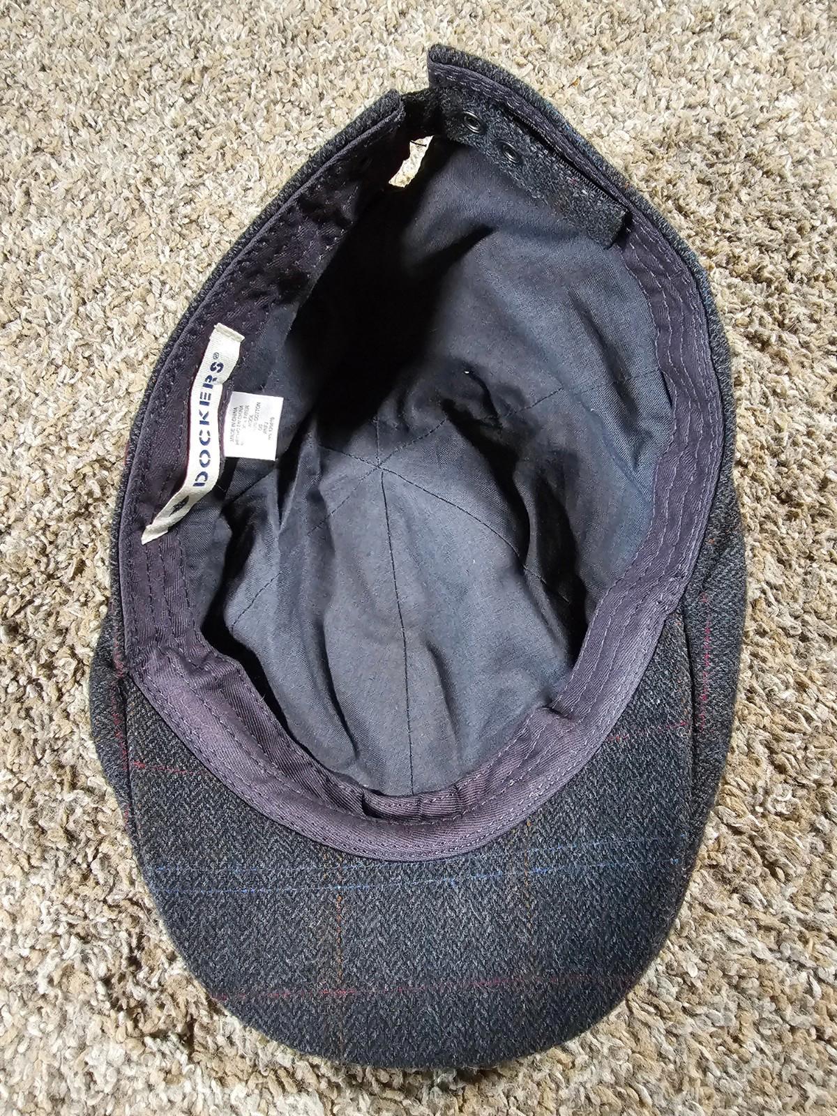 Dockers Wool Blend Newsboy Cap Flat Peaky Blinders Hat OS