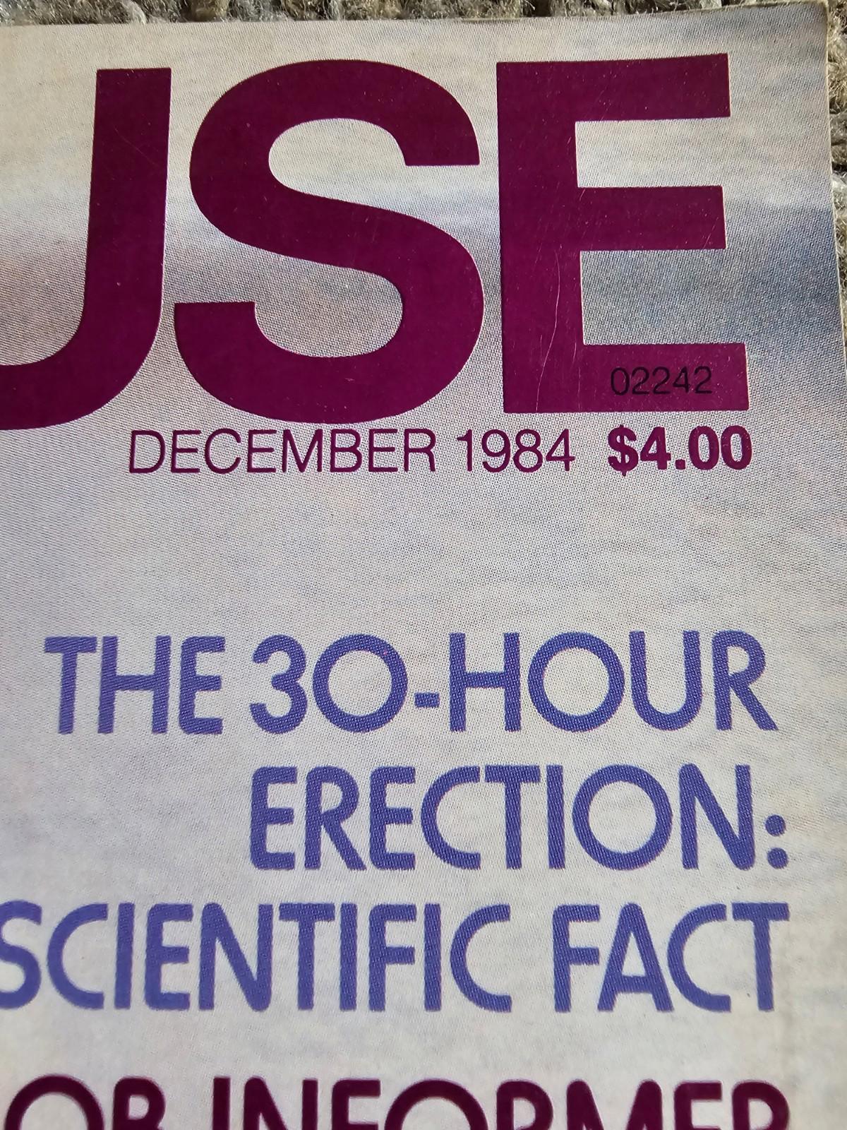 Vintage Penthouse Magazine December 1984