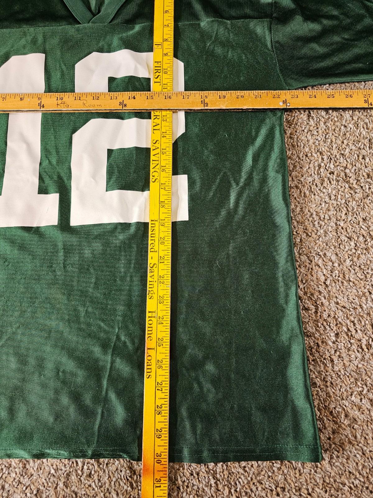 Green Bay Packers Aaron Rodgers NFL Team Apparel Green Jersey Sz Large