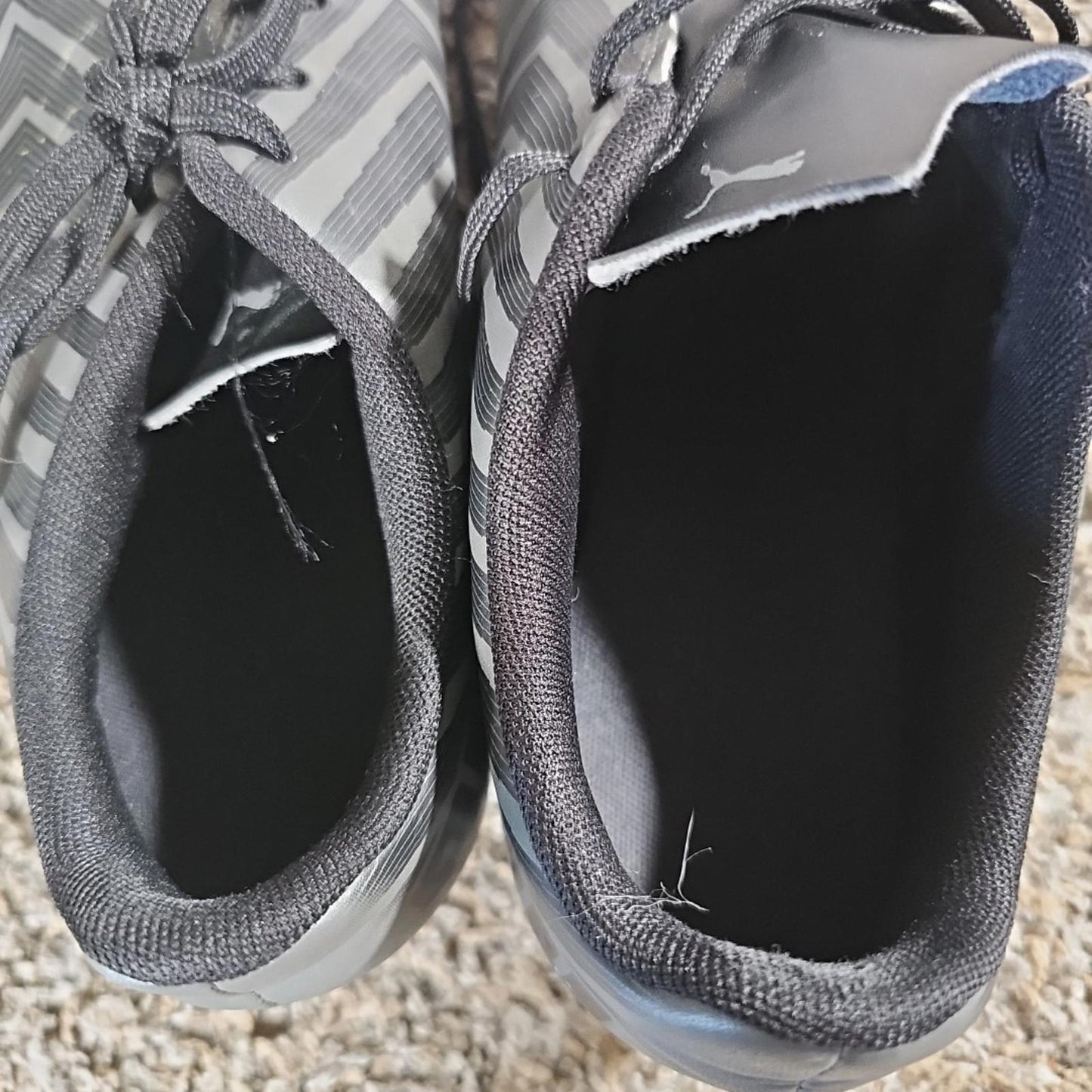 Puma Soccer Cleats US 6.5 UK 5.5 106704-03 Gray Black