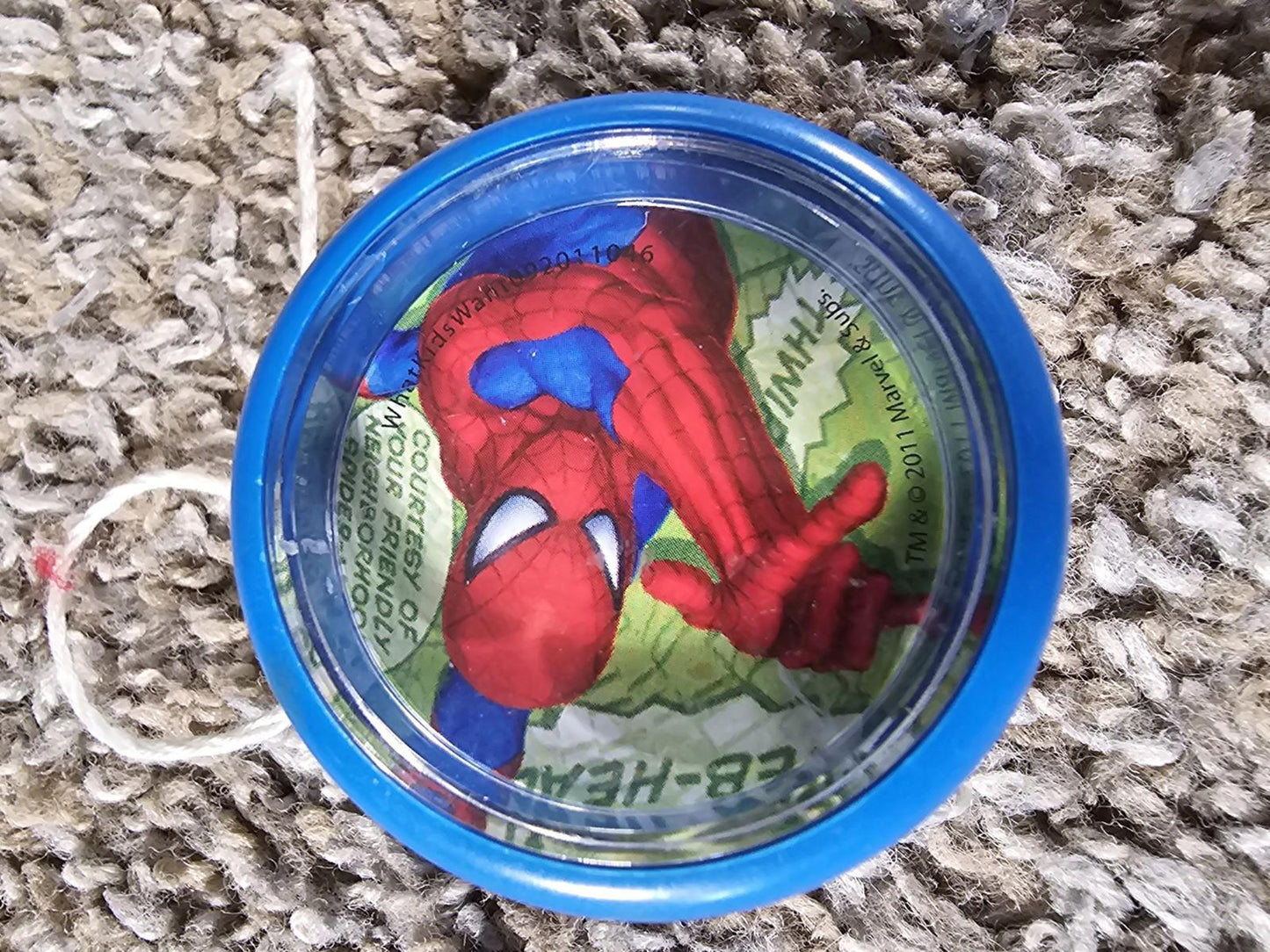 on Card Vintage 2011 SPIDER SENSE SPIDER-MAN YO YO MARVEL SLINGER