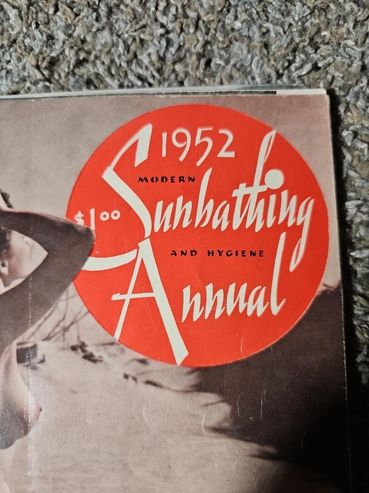 Vintage modern sunbathing & Hygiene Annual 1952 magazine