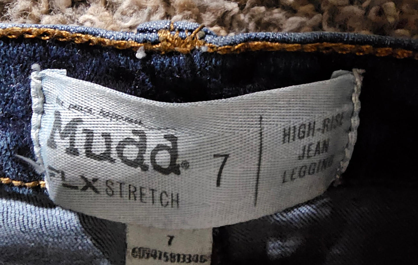 Mudd Women’s 7 High Rise Jean Legging Jegging Stretch FLX