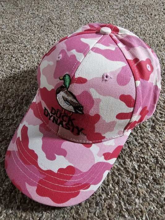 Duck Dynasty Camo Baseball Cap Hat Womens One Size Pink