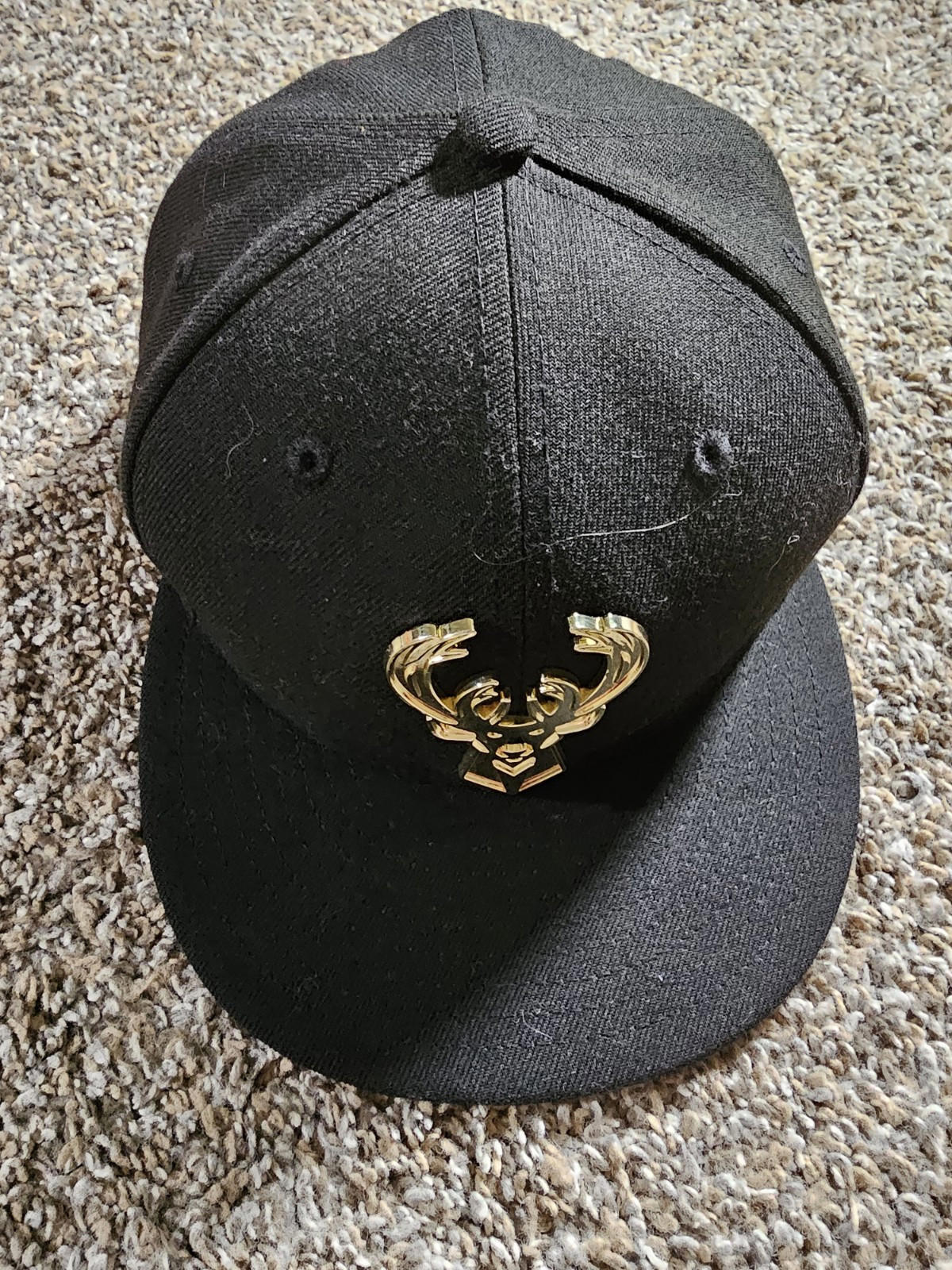 New Era Black Milwaukee Bucks Black & GOLD Logo 9FIFTY