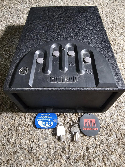 GunVault GV-1000D Mini Delux GunVault Key - Unsure On Finger Method Operation