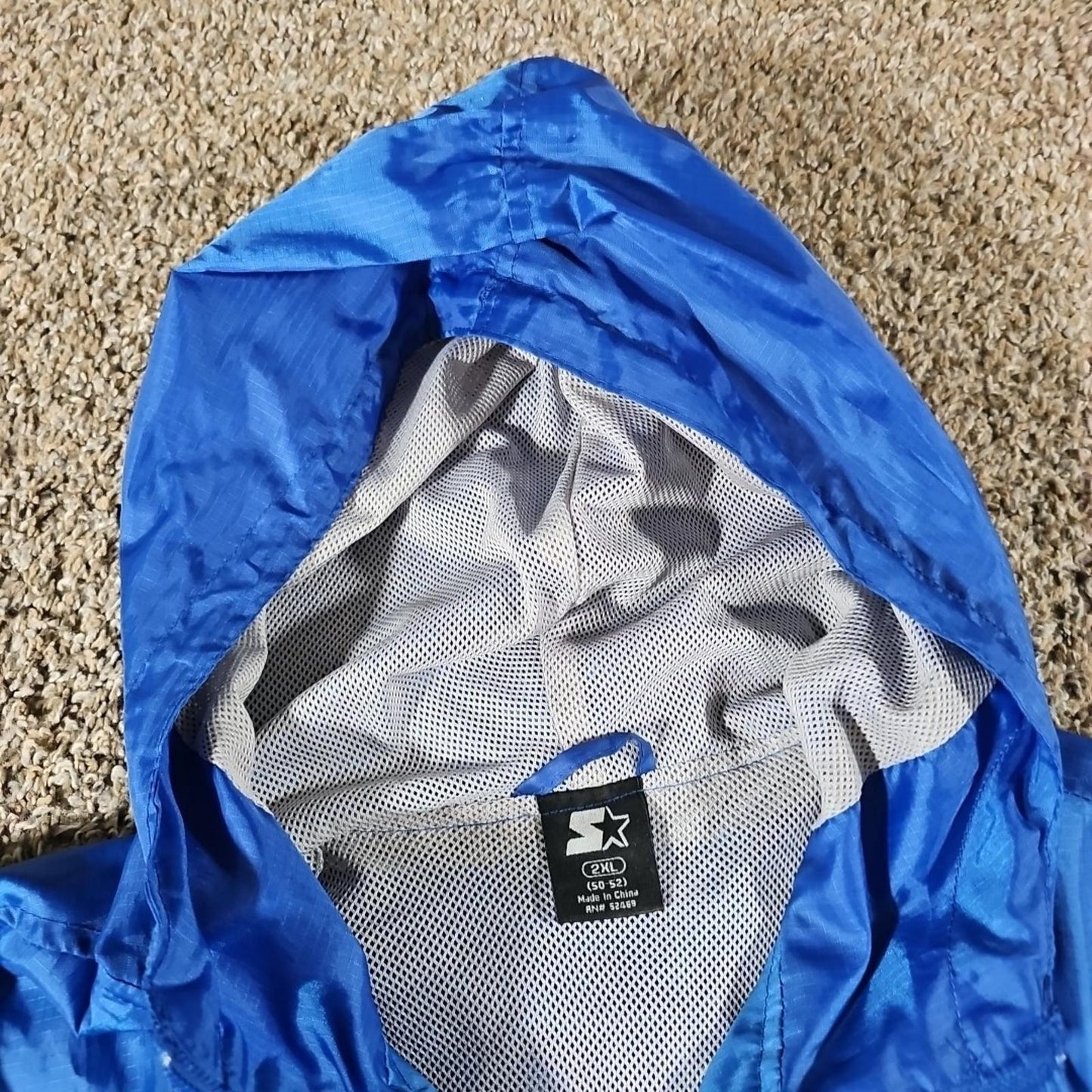 Starter 2XL 50-52 Blue Fullzip Hooded Jacket
