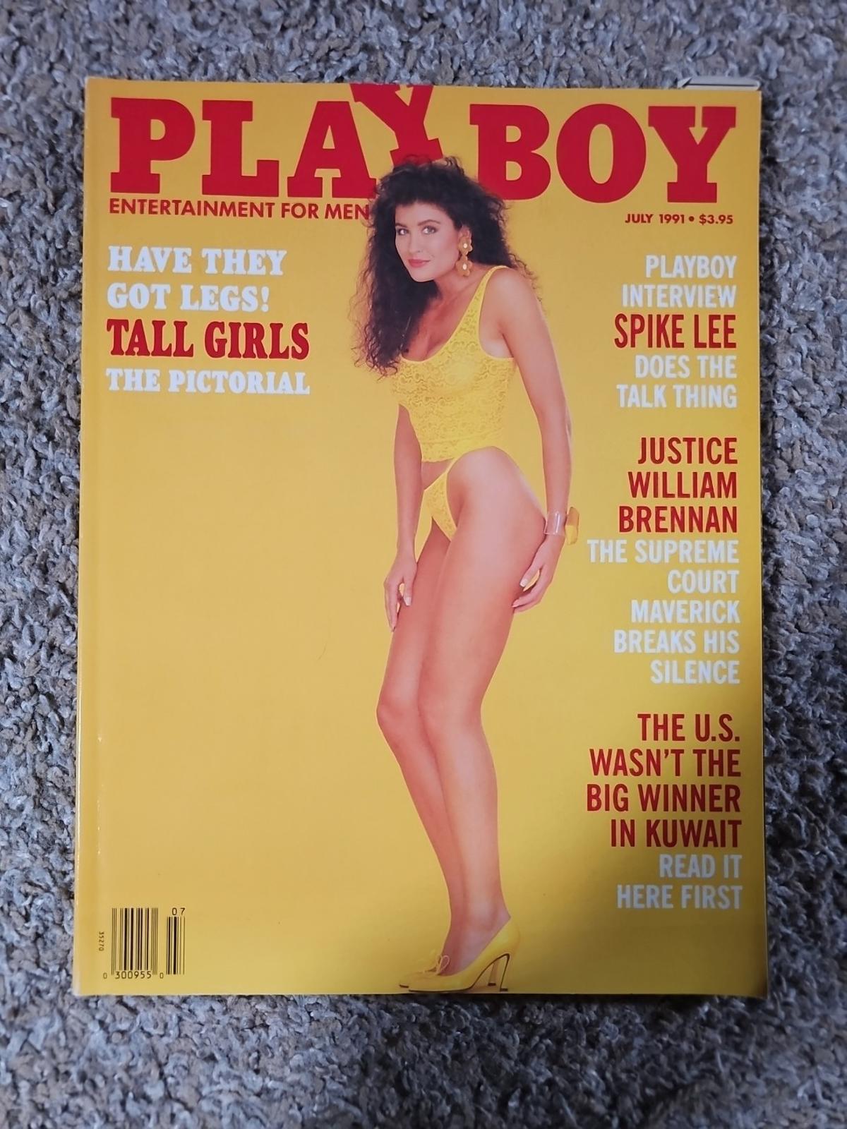 Playboy Magazine July 1991 Issue Samantha Dorman Hulk Hogan
