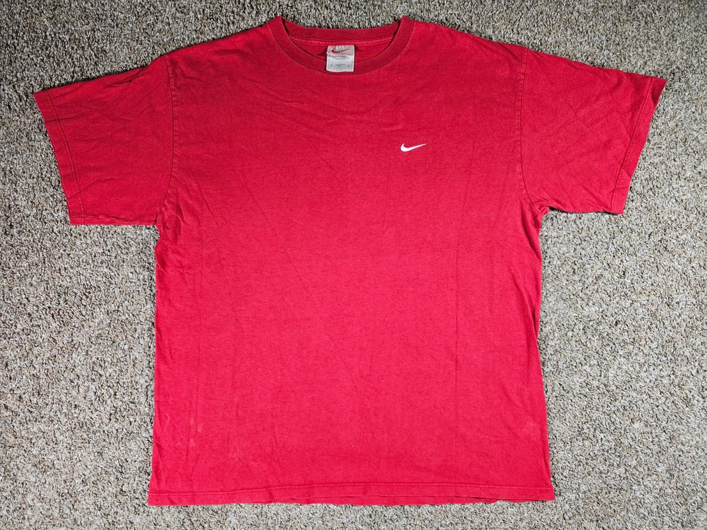Nike Red LARGE Tshirt Stained