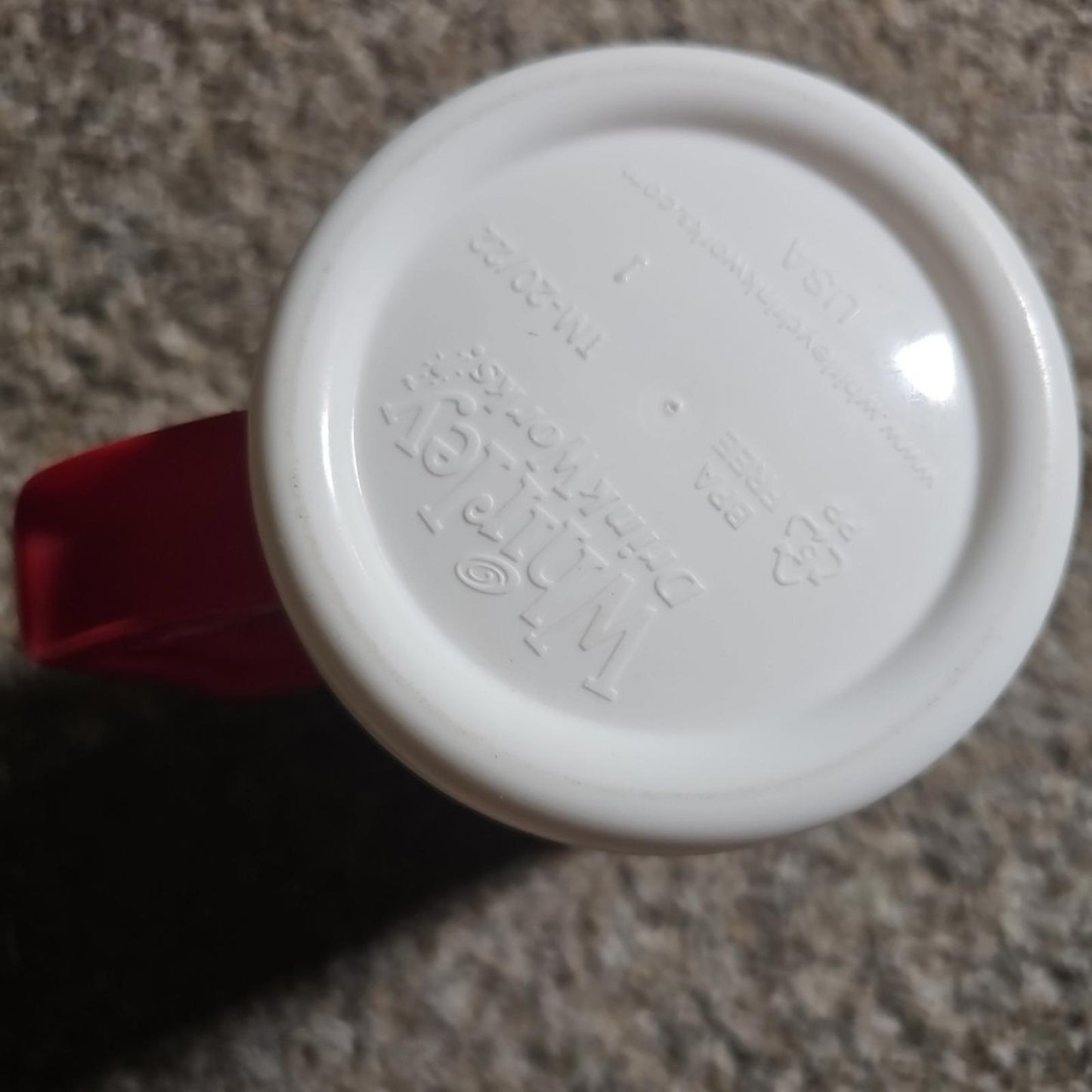 Whirley Travel Mug W/ Lid Wisconsin Badgers USA MADE