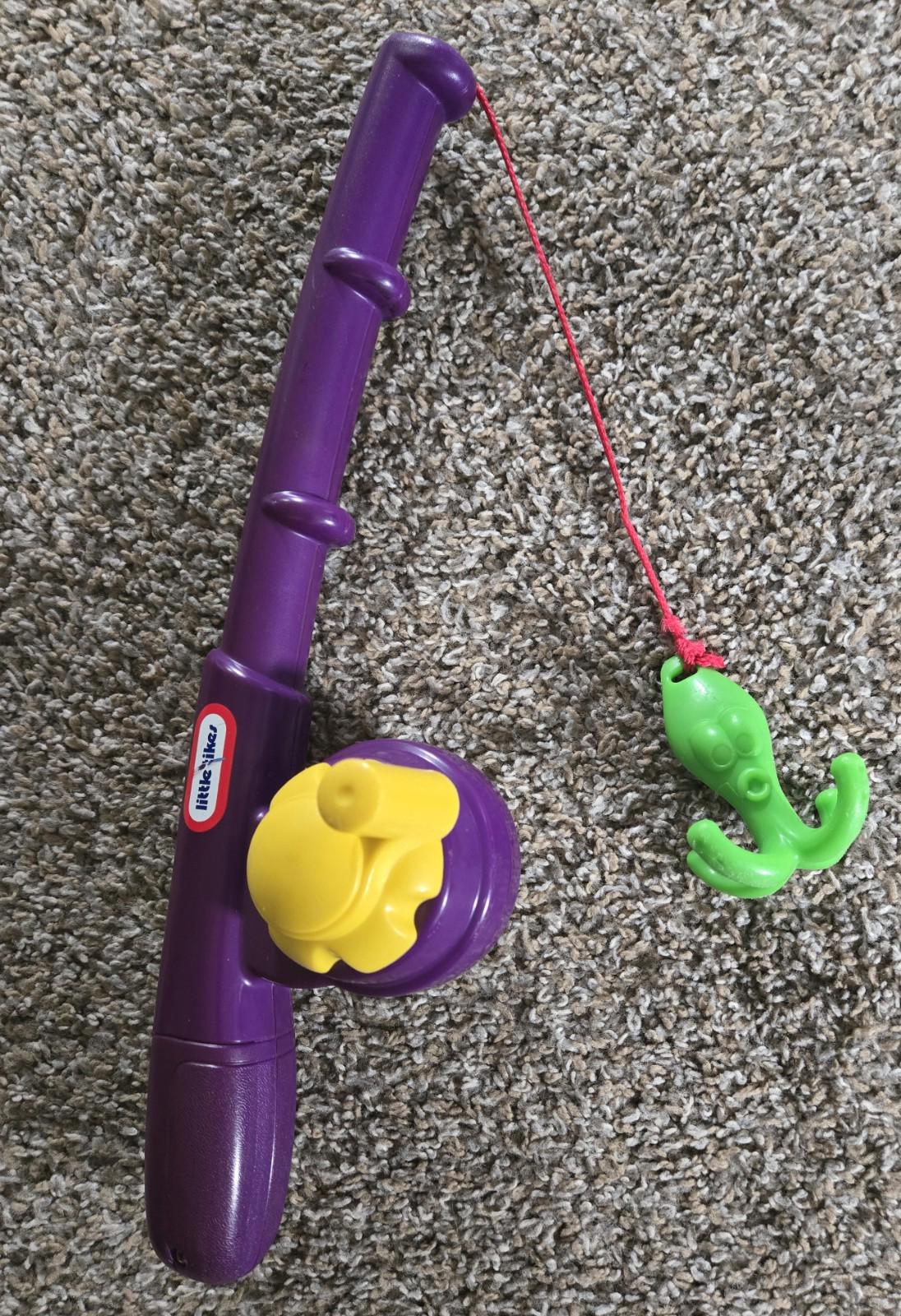 Vintage Little Tikes Cast & Count Fishing Rod NO FISH!!!!!