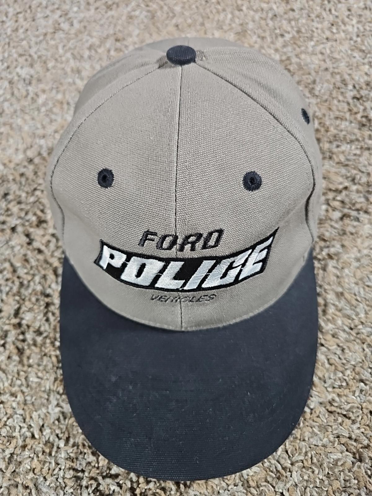 Ford Police Vehicles Baseball Hats  OS Embroidered Logo