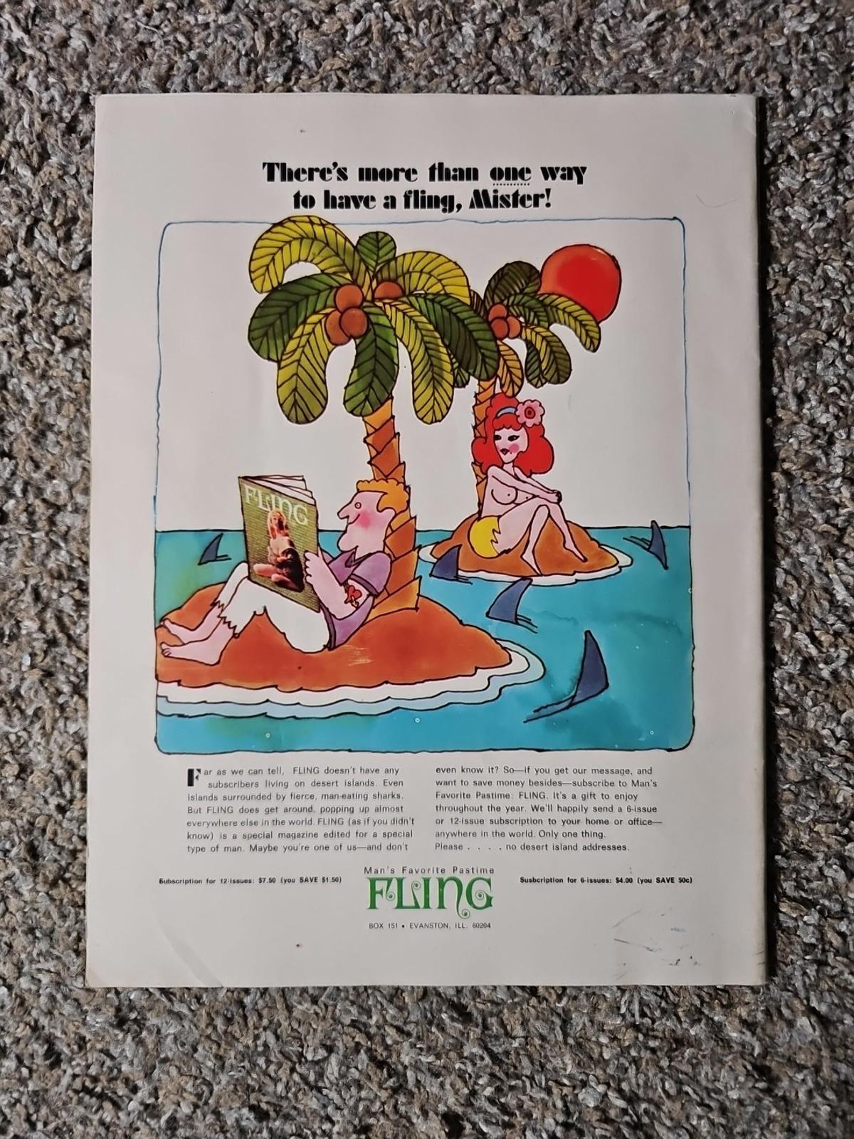 Fling September 1967 Pinups Magazine *Joan Brinkman*