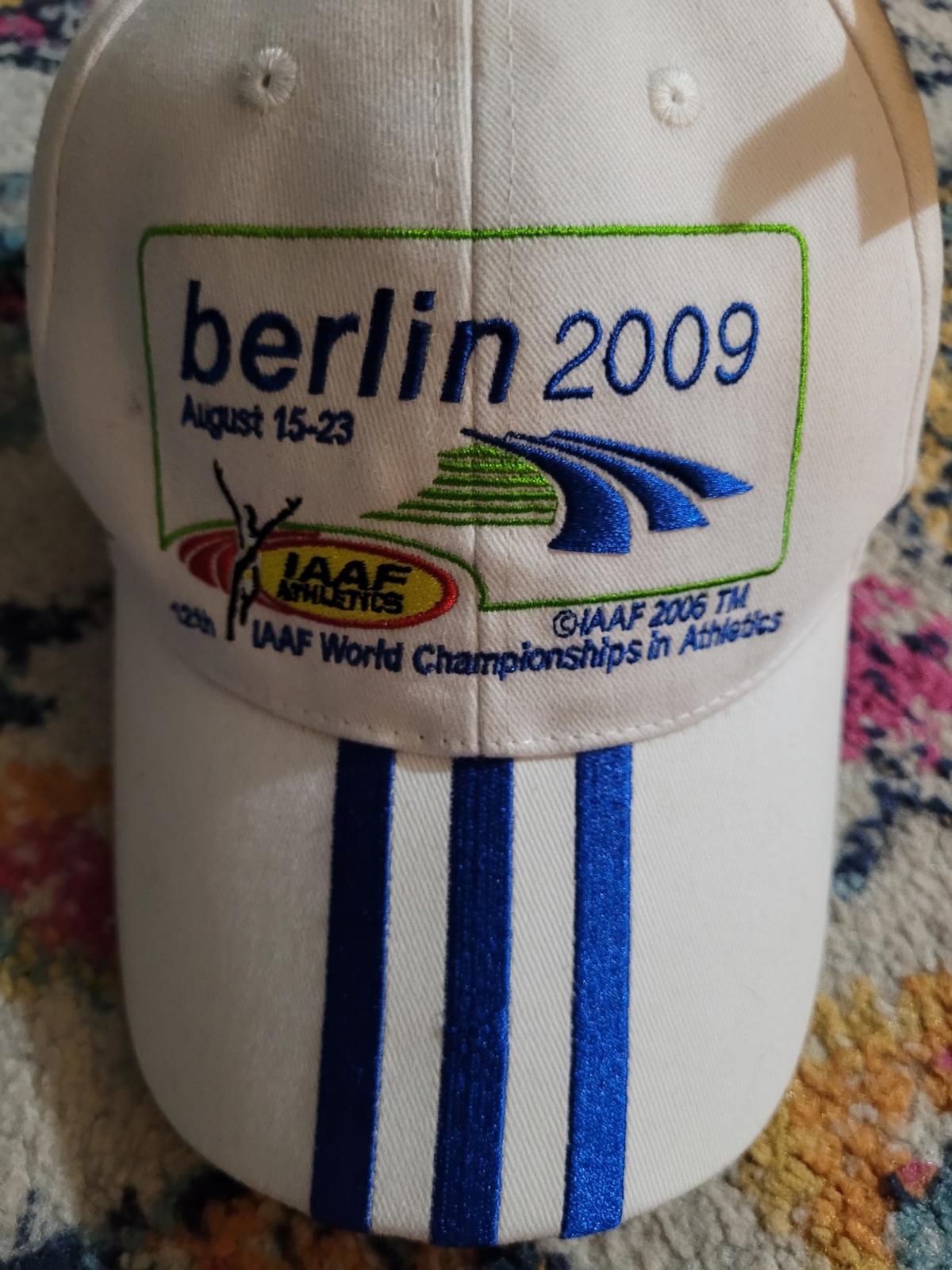 IAAF World Championship Athletics BERLIN 2009 adidas hat NWT
