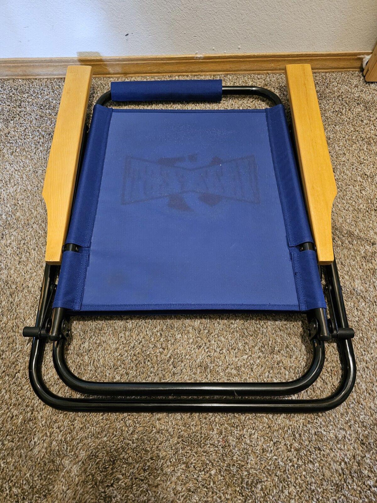 Vintage 90s New Orleans Jazz Fest Folding Concert Chair And Carrying Backpack