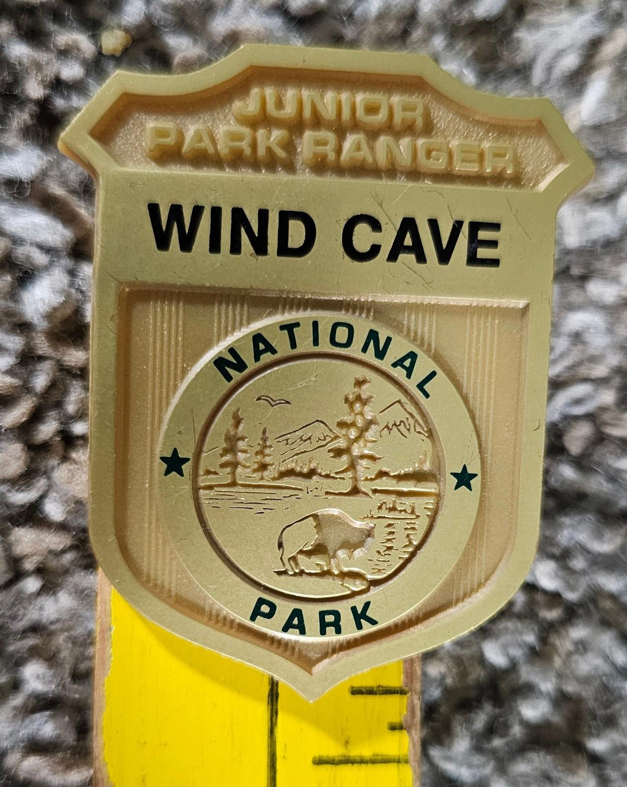 Wind Cave NATIONAL PARK Junior Ranger Badge Pin