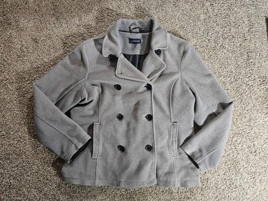 Unisex LARGE 14-16 Lands End Coat Gray
