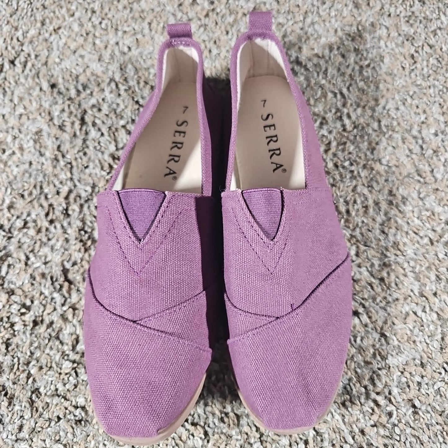 SERRA 49793 Purple Loafer Slip On Shoes Sz 7
