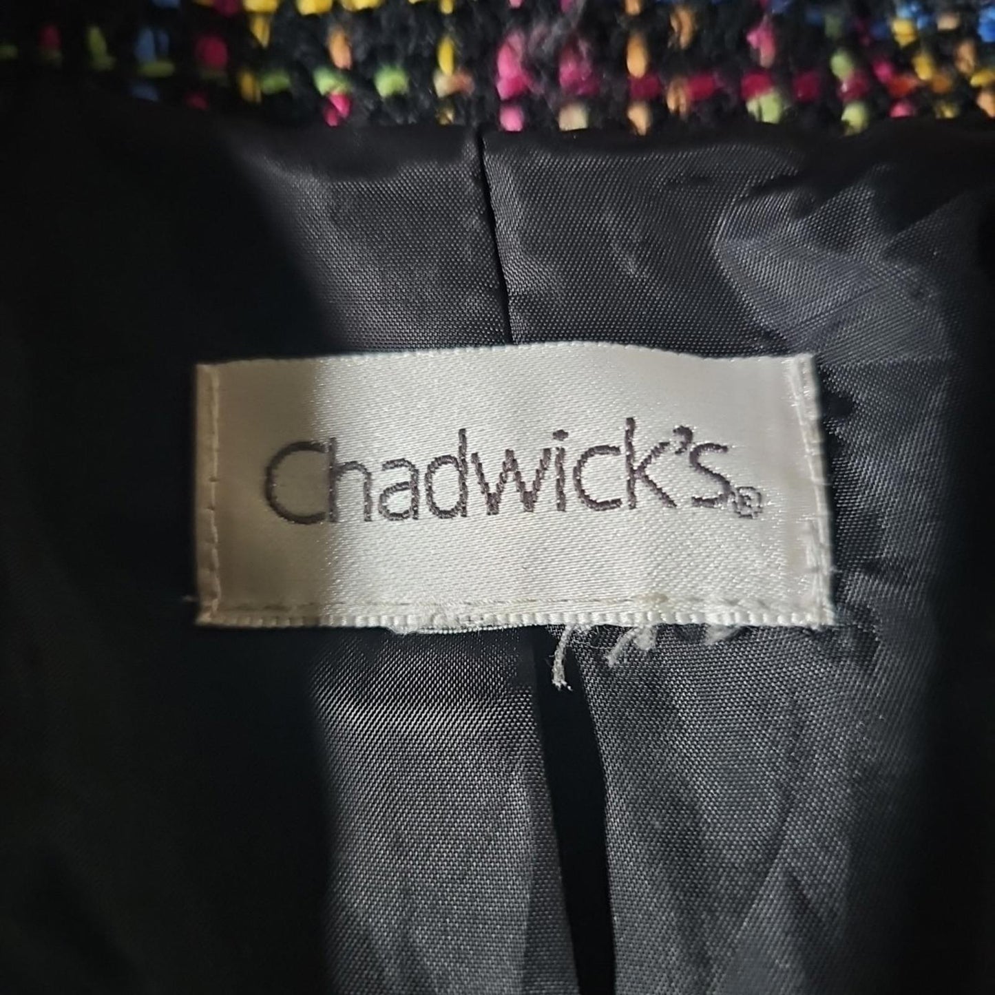 Chadwicks Thick Weave 3 Button Blazer SEE MEASUREMENTS