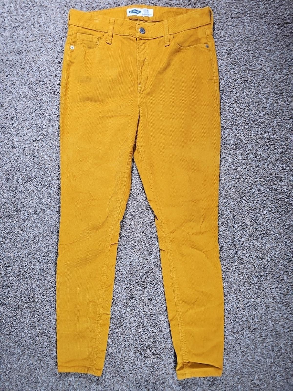 Old Navy 10 ROCKSTAR Super Skinny HighRise Courduroy Pants