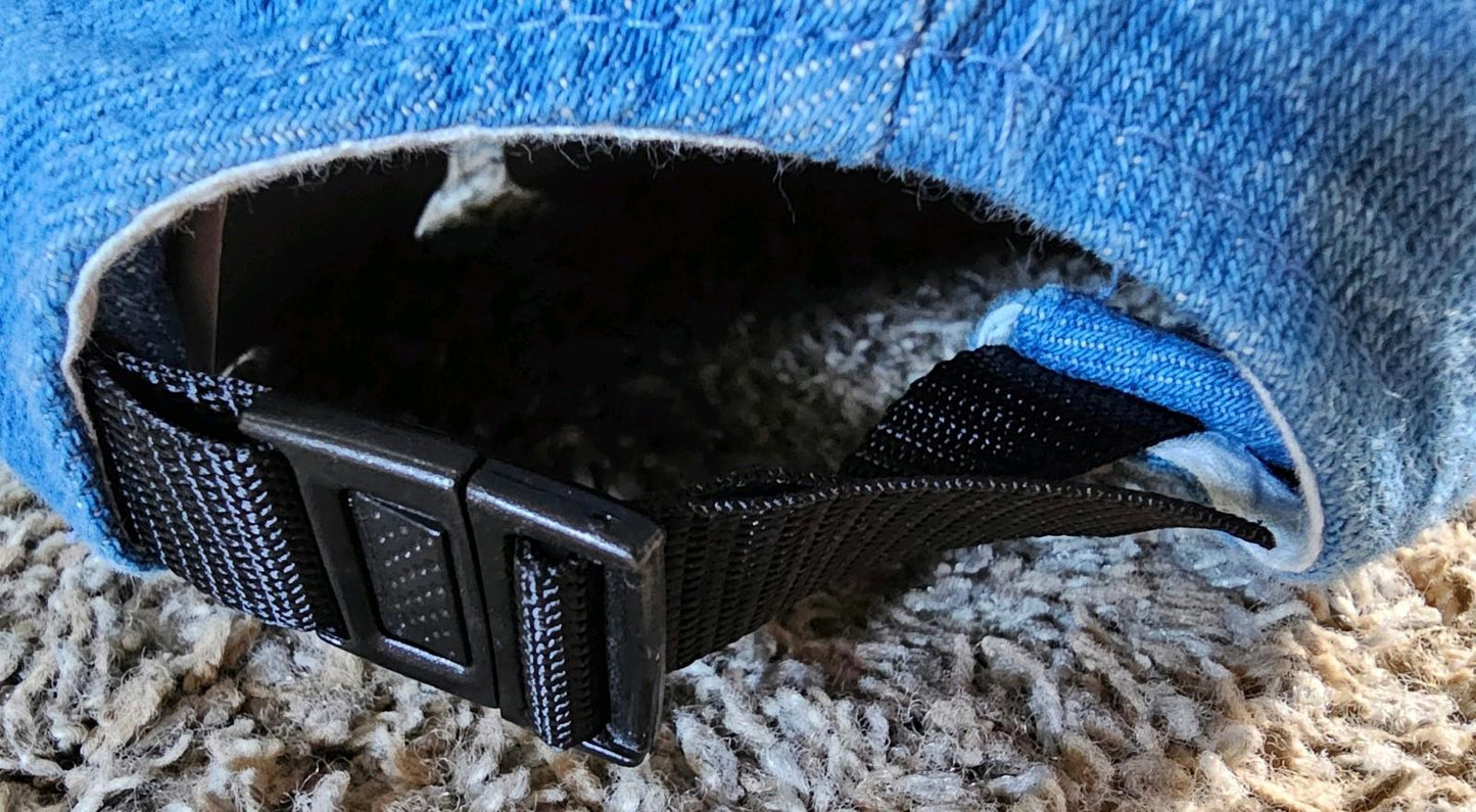 TEK Interactive Group Inc Blue Denim Clasp hat USA Made