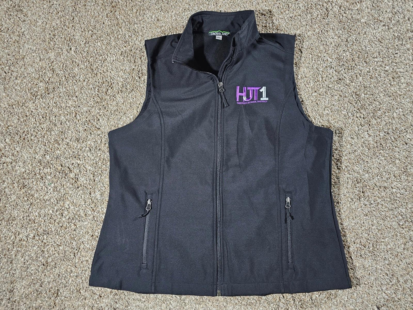Hartford School District Crossland Vest Ladies XXL Black