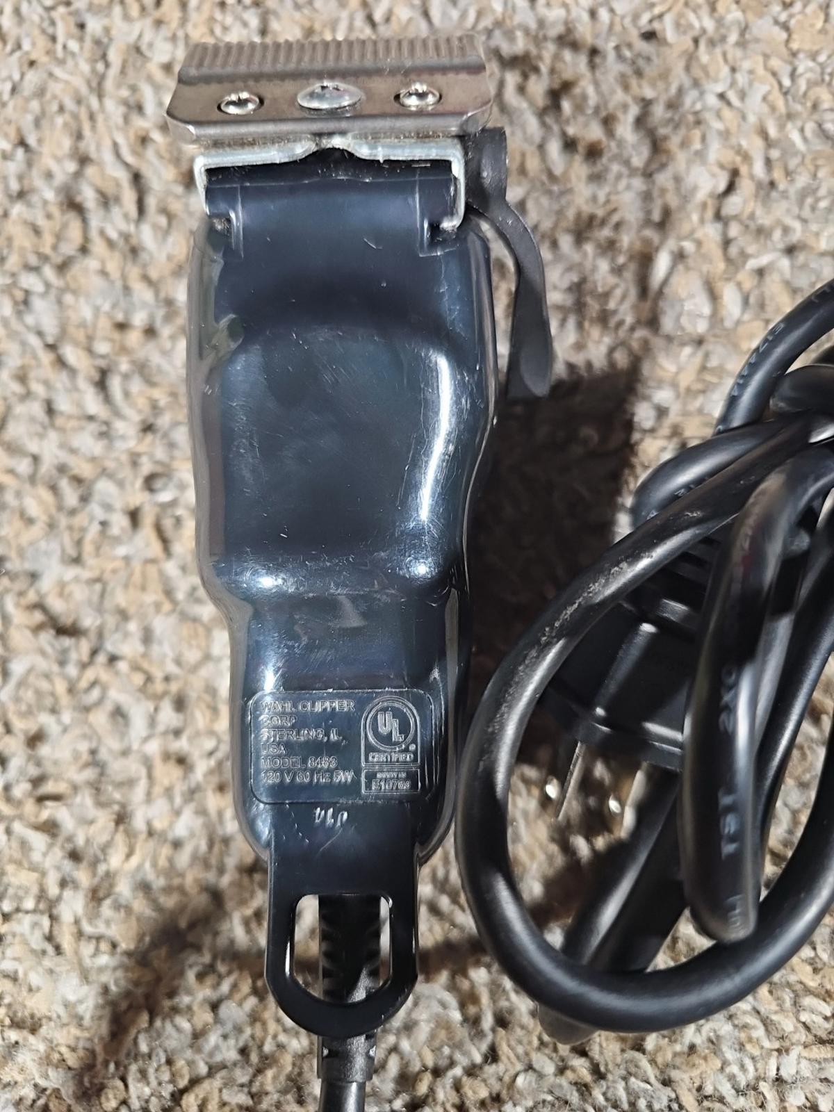 Wahl 8483 Professional Pilot Clipper - Black - Needs TLC But WORKS