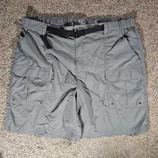 Croft & barrow Men's 44 Quick Dry Cargo Shorts Nylon Belted