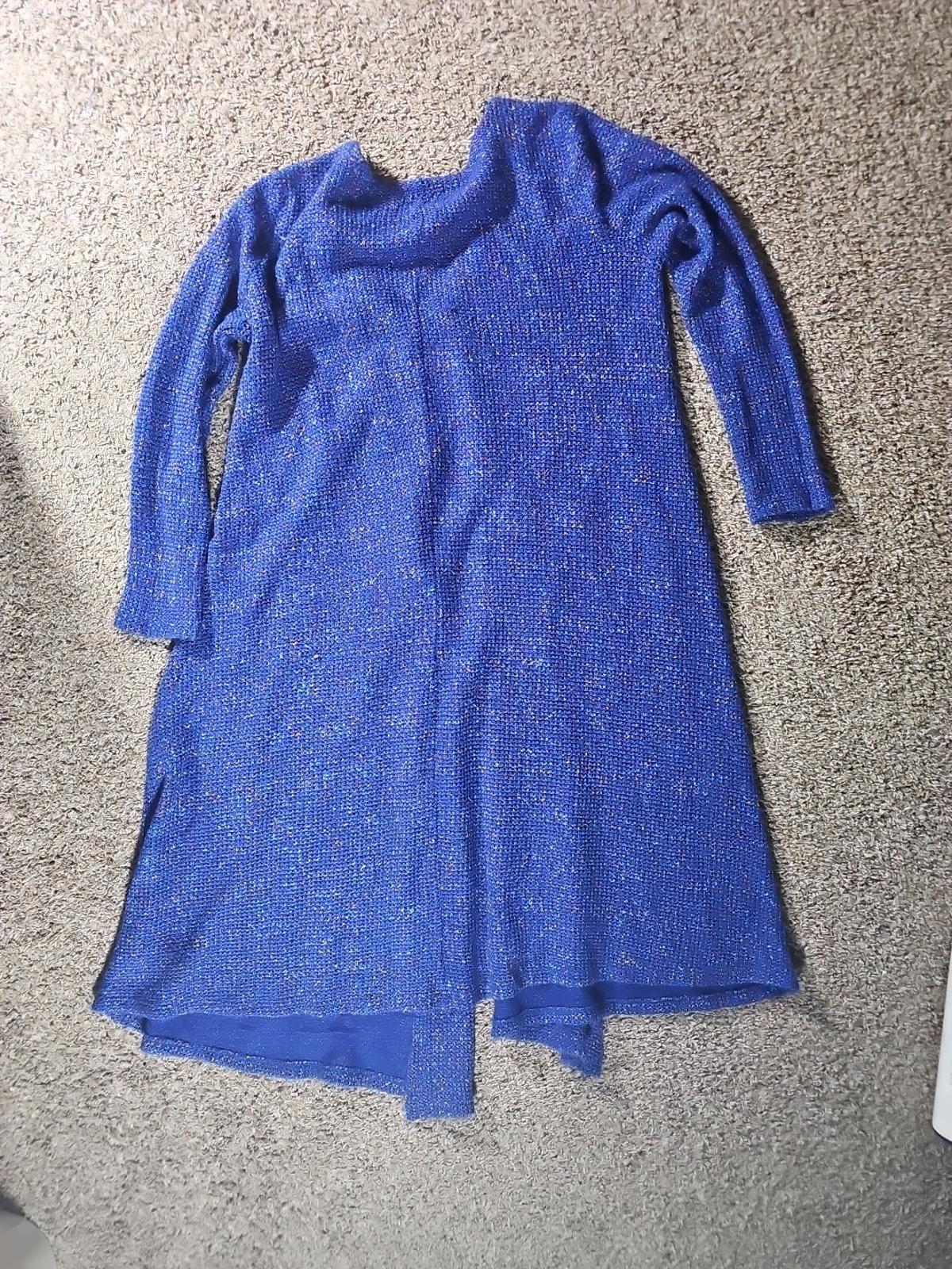 LulaRoe Womens M Cable Knit Long 1 Button Cardigan Sweater