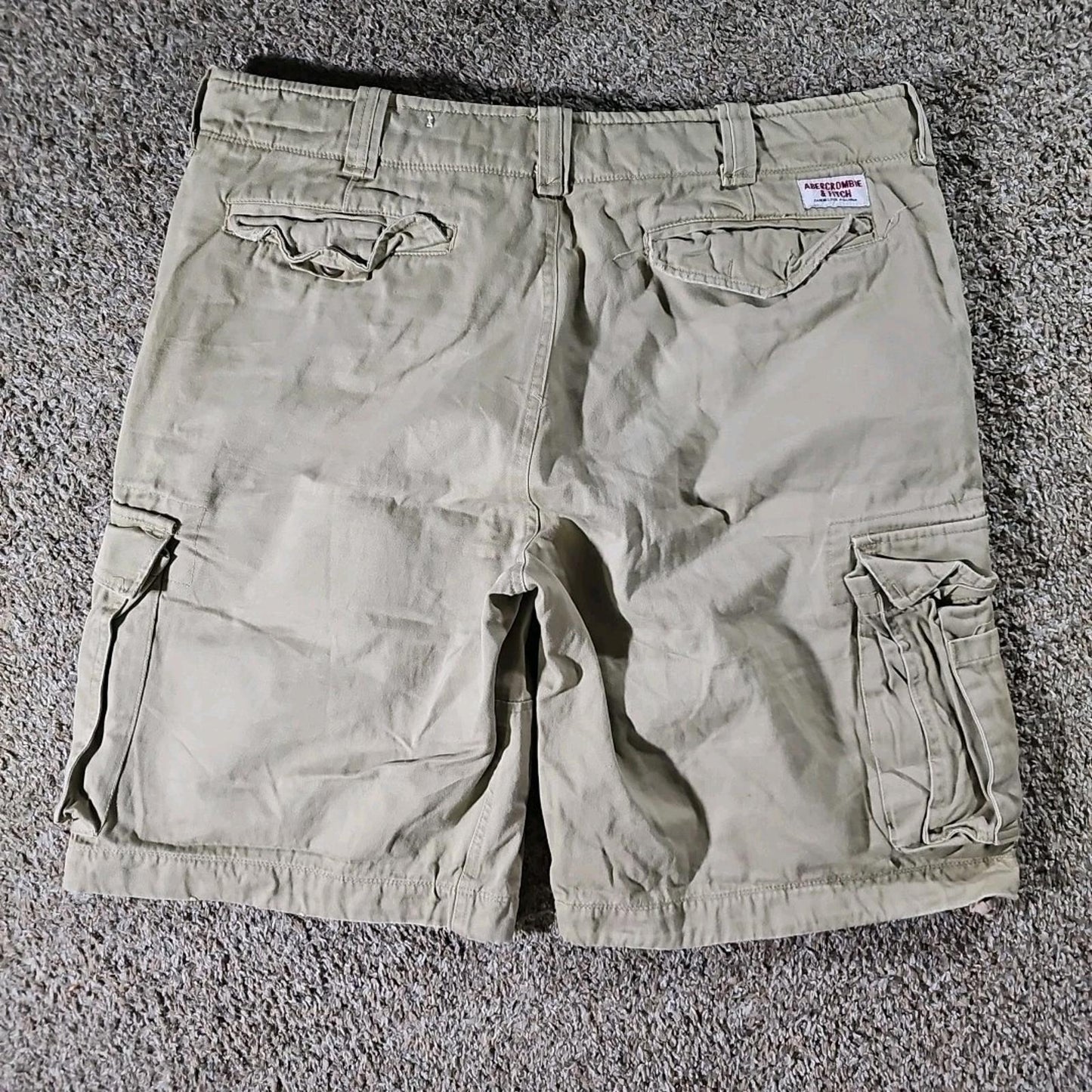 Advanced Abercrombie Fitch Shorts 36 Fatigues A-8 Military