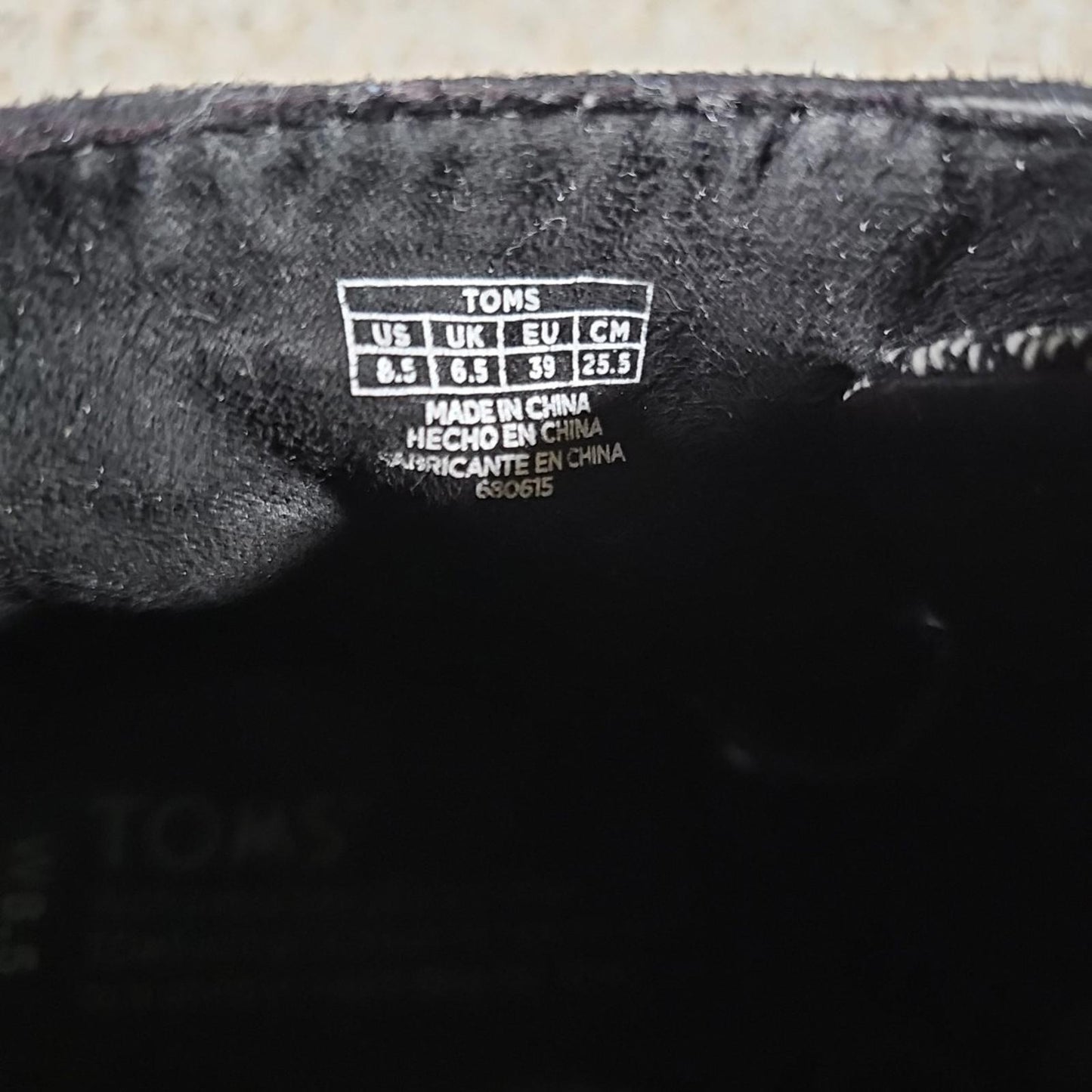 Toms Heel Shoes Womens 8.5 UK 6.5