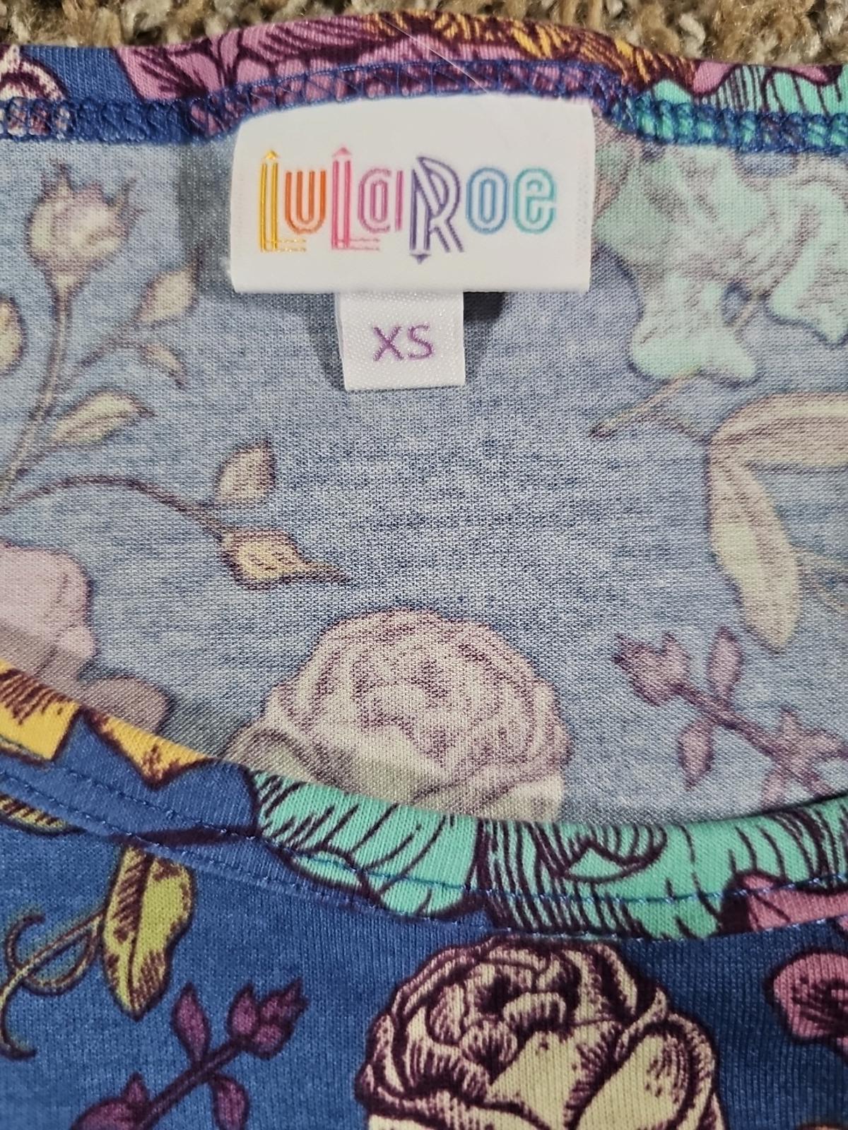 LuLaRoe XS Floral Dress Multicolor